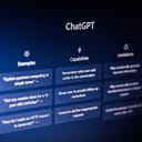 a computer screen with a bunch of buttons on it, OpenAI, ChatGPT homescreen