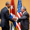 President Obama and President of Cuba Raúl Castro at their joint press conference in Havana, Cuba