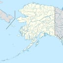 A map of Alaska, USA