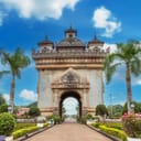 Victory Gate in Vientiane, Laos