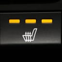 Heated seats symbol inside a car