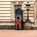 member of King's Guard at his post