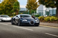 Bugatti Veyron parked on the side of the road