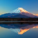 Mount Fuji at daybreak