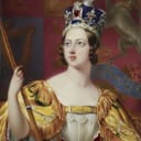 Portrait miniature of Hayter's 1838 state portrait of Queen Victoria. Part of the 'Bone Set of Enamels of the English Sovereigns and Queens from Edwd. III to Queen Victoria.'
 1843