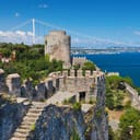 View of The Rumeli Fortress in Istanbul