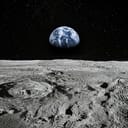 Photo of the Earth taken from the moon