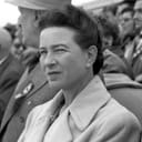 portrait of Simone de Beauvoir in China, 1955.