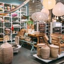 Store with various items for sale on display