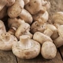 Mushrooms on a wooden table