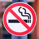 Closeup of a no-smoking sign