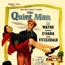 Poster for the film "The Quiet Man," 1952.