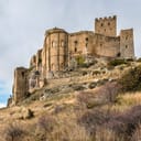A medieval castle of Loarre, Aragon, Spain
