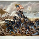 54th Mass. Infantry assaults Ft. Wagner