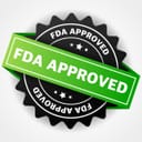 "FDA APPROVED" seal