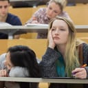 Group of bored students at a lecture
