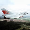 F-106 Delta Dart aircraft from the 87th Fighter Interceptor Squadron, 1982.
