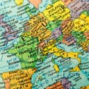Map of central Europe