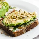 An avocado sandwich