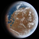 an image of ancient Mars based on MOLA data