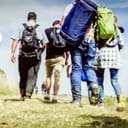 refugees leaving their homes and migrating to a safe place