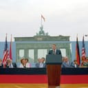President Ronald Reagan Making His Berlin Wall Speech at Brandenburg Gate West Berlin, 6/12/1987