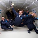 Santhosh George Kulangara during zero gravity training at Kennedy Space center, Florida, USA