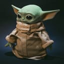 "Baby Yoda" from the Mandalorian series