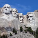 Frontal view of Mount Rushmore