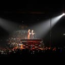 Taylor Swift and Ed Sheeran in concert