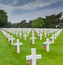 American cemetery in Normandy, France.