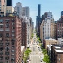 A downtown street of a large US city