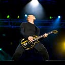James Hetfield, Metallica's lead singer performing at Sonisphere UK, 2009.