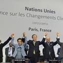 Plenary session of the COP21 for the adoption of the Paris Accord, United Nations Climate Change Conference (Paris, Le Bourget).