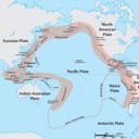 Map of the Pacific Ring of Fire