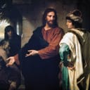 "Christ and the Rich Young Ruler" by Heinrich Hofmann
