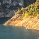 An artificial lake in Gargnano, Near Lake Garda