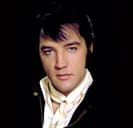 Portrait of young Elvis Presley