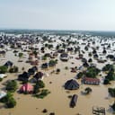 an image of a flooded Nigerian village from 2022.