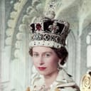 Portrait of Queen Elizabeth II during her coronation.