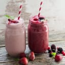 Two smoothie jarfuls