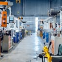 Machines on a factory floor