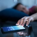 Alarm Clock Snooze Off On Women Mobile Phone