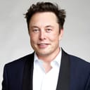 Portrait of Elon Musk in business attire
