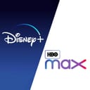 Disney + and HBO Max logos next to each other