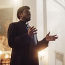 Service In Christian Church: Minister Leads Congregation In Prayer, Quotes The Bible, Gospel and Teaching of Jesus Christ. Priest Doing Sermon that Gives Hope. Beautiful Moment in Sacred Place