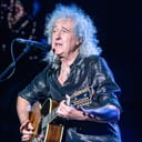 portrait of Queen guitarist Brian May
