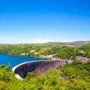 Bird's-eye view of Lake Kariba
