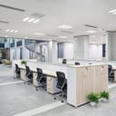 View of an empty of office
