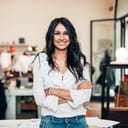 Start up of enterprise, women leader the new company self-confident